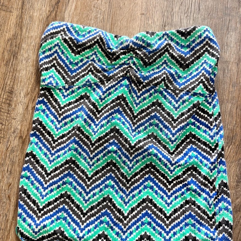 Chevron tube top